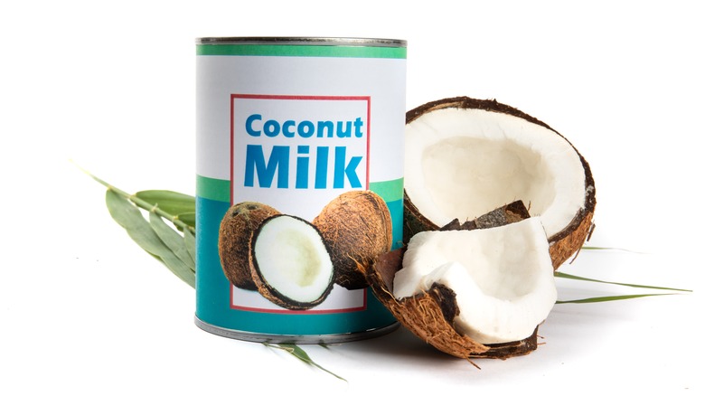 canned coconut milk