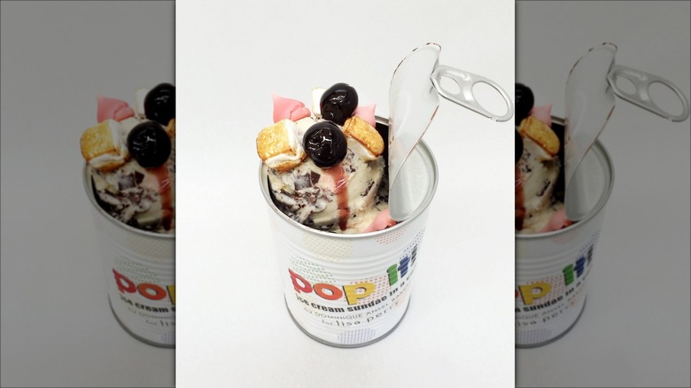  Pop It! canned ice cream sundae