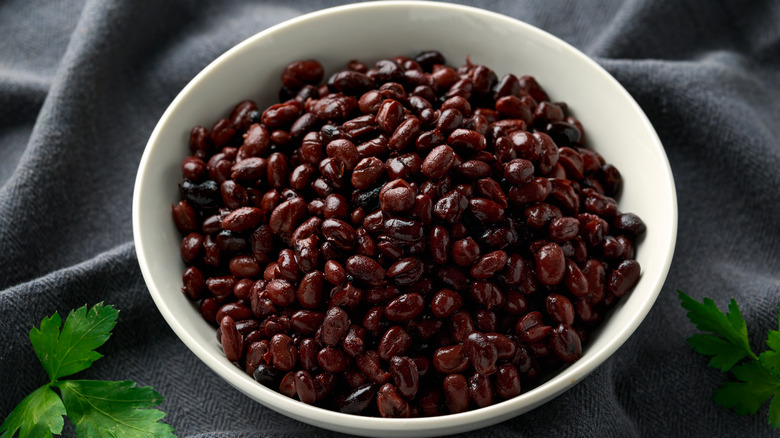 Bowl of black beans