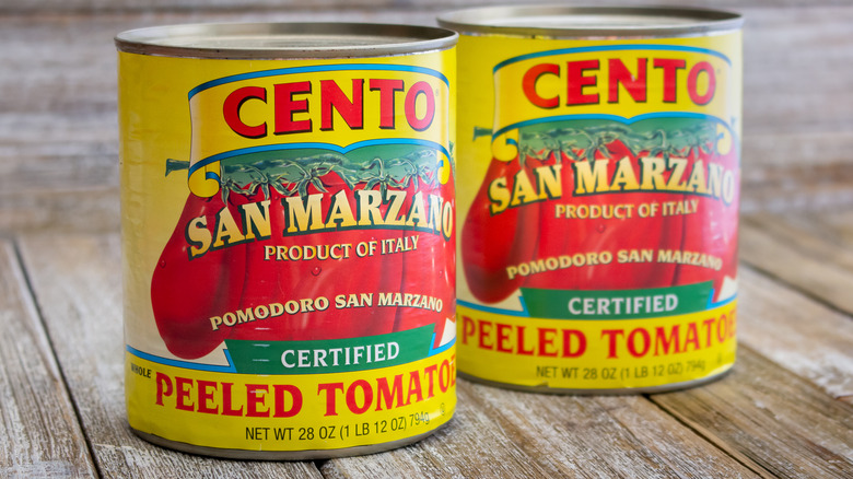 Canned San Marzano tomatoes