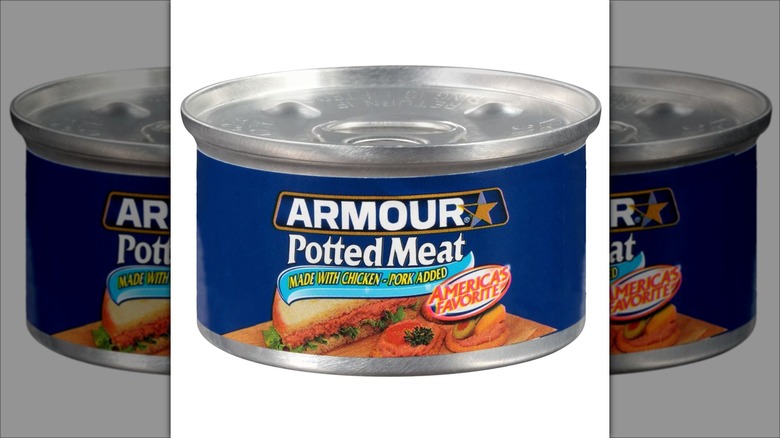 armour potted meat can