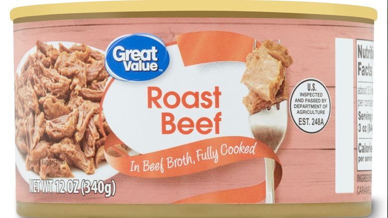 great value canned roast beef