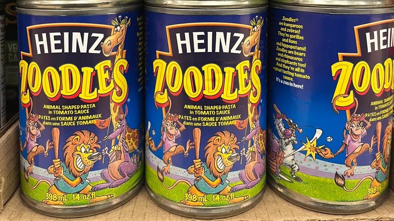 can of Heinz zoodles