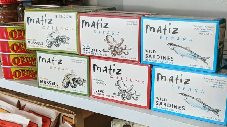 matiz gallego sardines with octopus and mussels