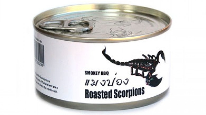 canned roasted smokey bbq scorpions 