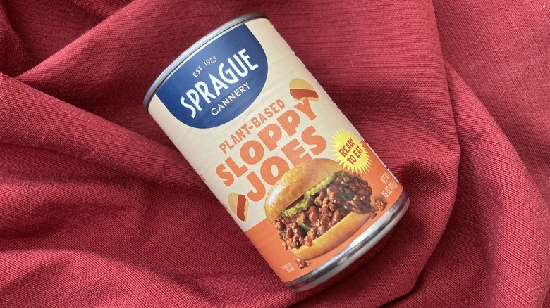 Sprague vegan canned sloppy Joe sauce