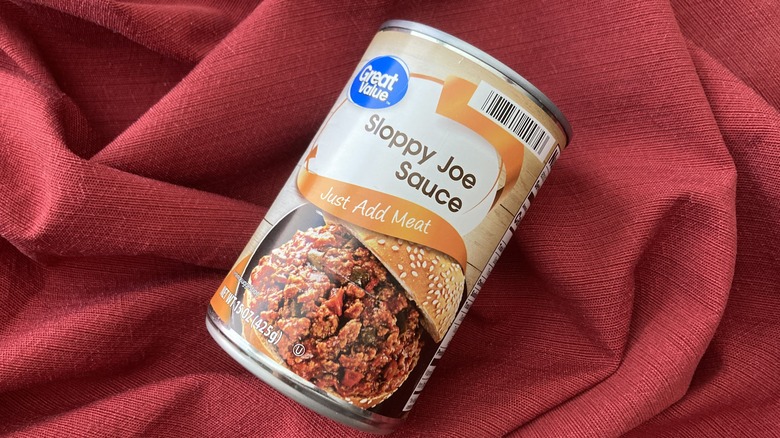 Great Value canned sloppy Joe sauce