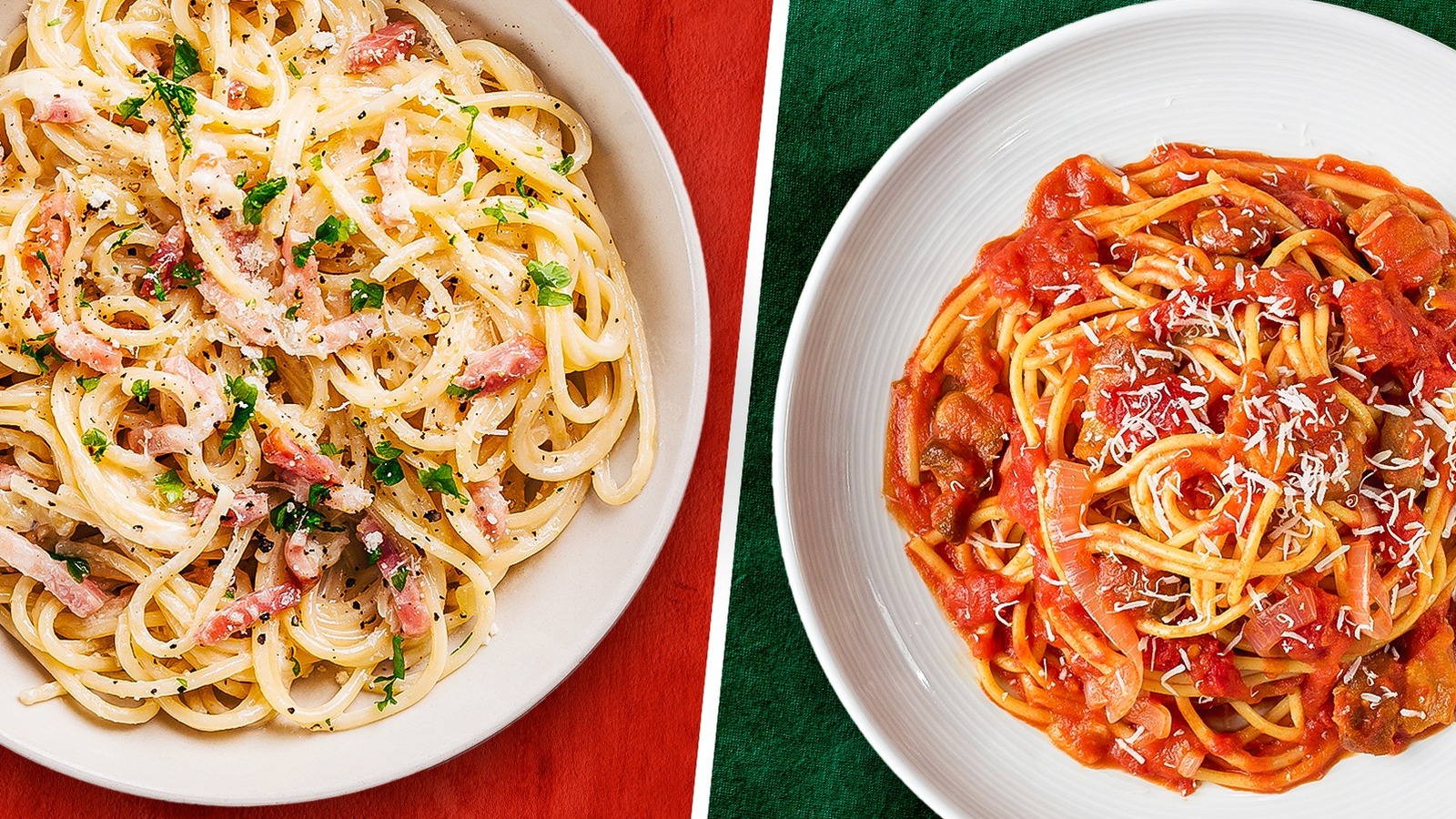 Carbonara Vs Amatriciana: What's The Difference Between The Pastas?