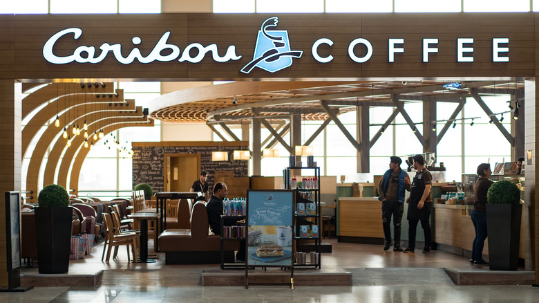 Caribou Coffee storefront