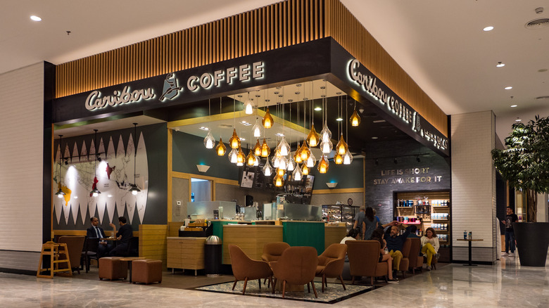 Caribou coffee retail location