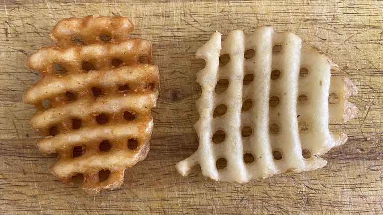 single waffle fry comparison