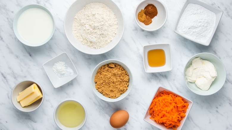 carrot cake donut ingredients