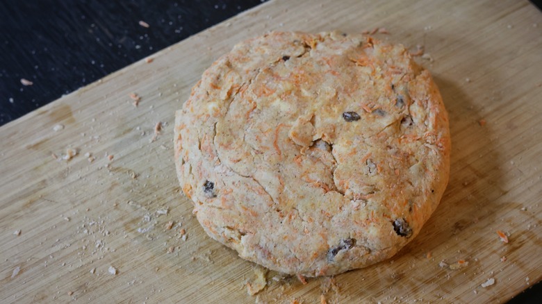 disc of scone dough