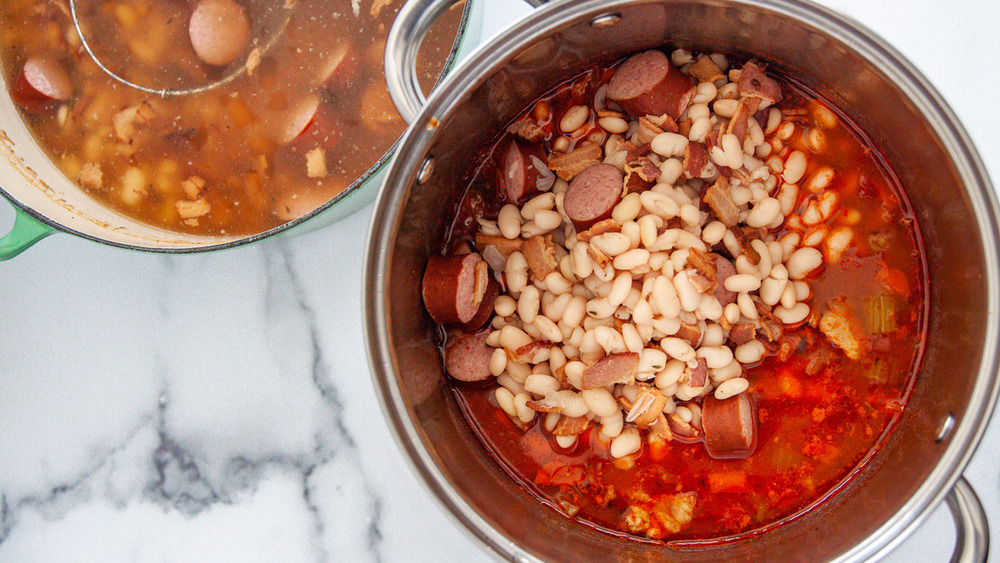 pork and beans for cassoulet