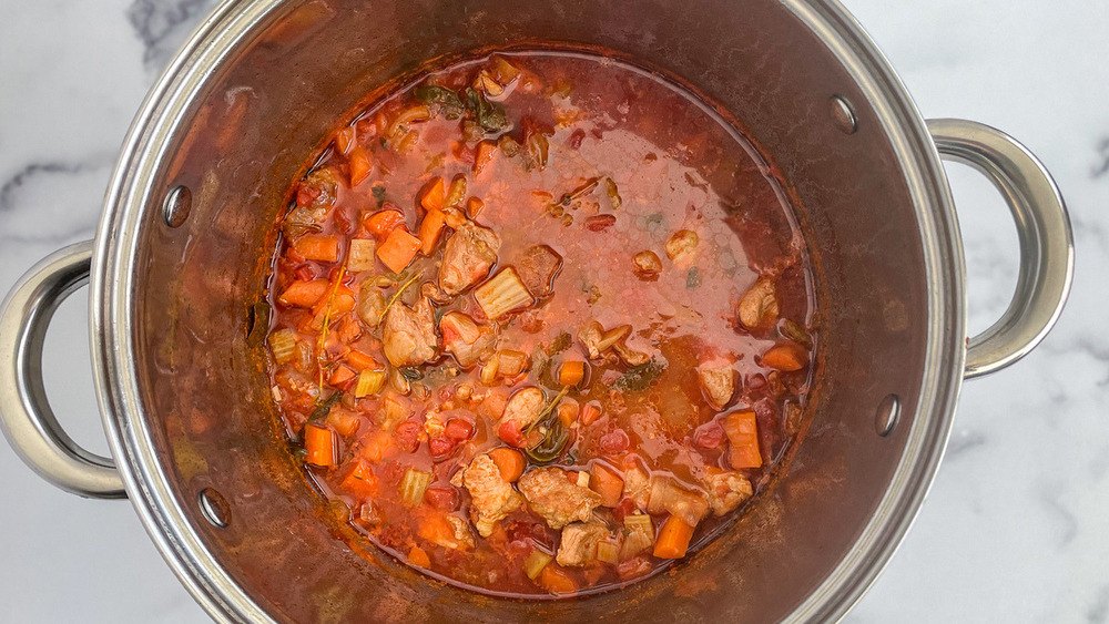 pork stew for cassoulet