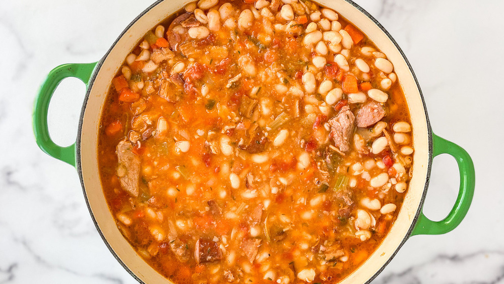 pork and beans for cassoulet