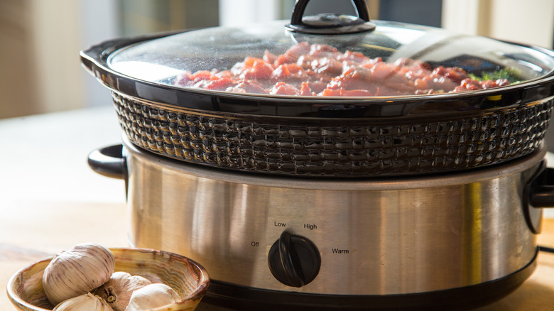 A meal in the slow cooker