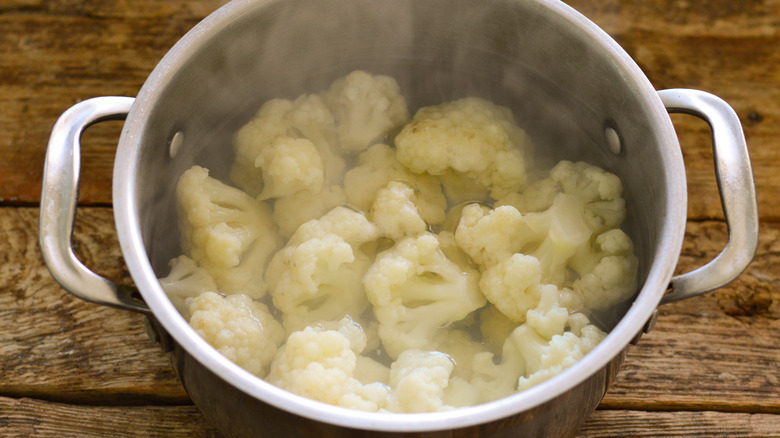 cauliflower boiling