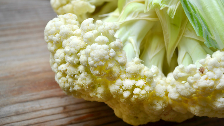 closeup cauliflower