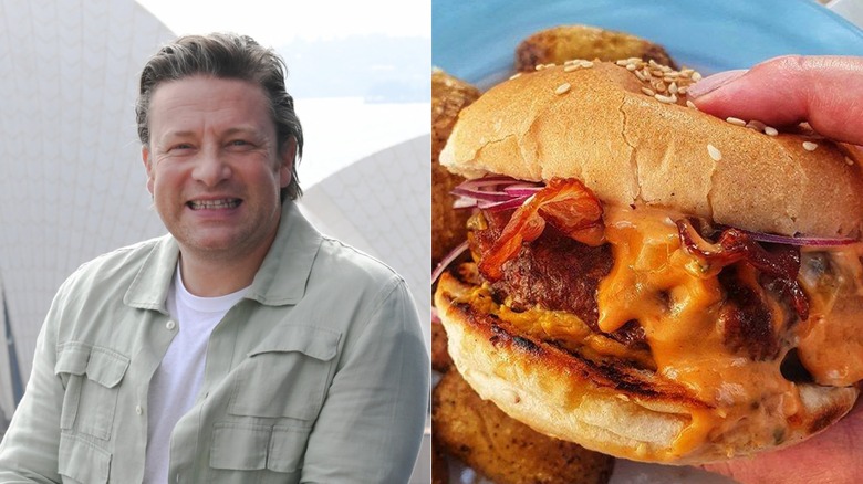 Jamie Oliver and Insanity burger 