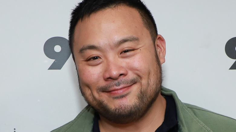 David Chang smiling with white background