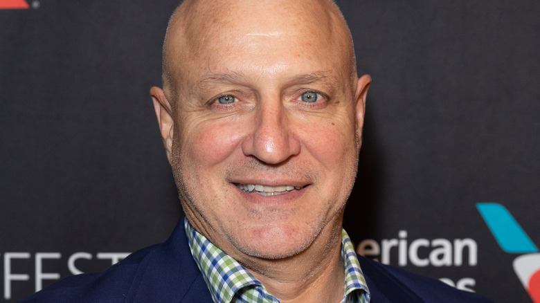 Tom Colicchio with black backdrop 