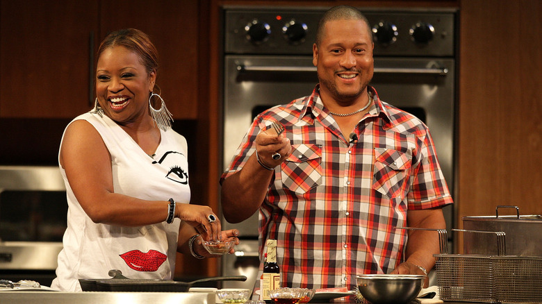 Gina and Pat Neely in kitchen