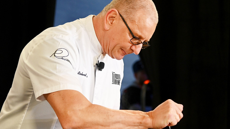 Robert Irvine cooking