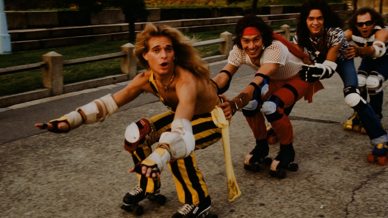 Van Halen roller skating