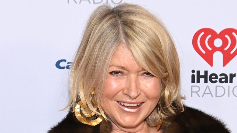 Martha Stewart smiling on the red carpet