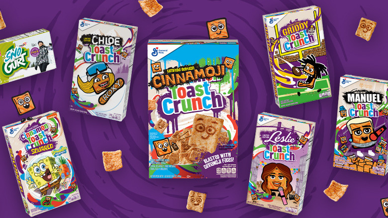 Cinnamoji Toast Crunch and Celeb Boxes