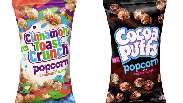 Cinnamon Toast Crunch and Cocoa Puffs Popcorn