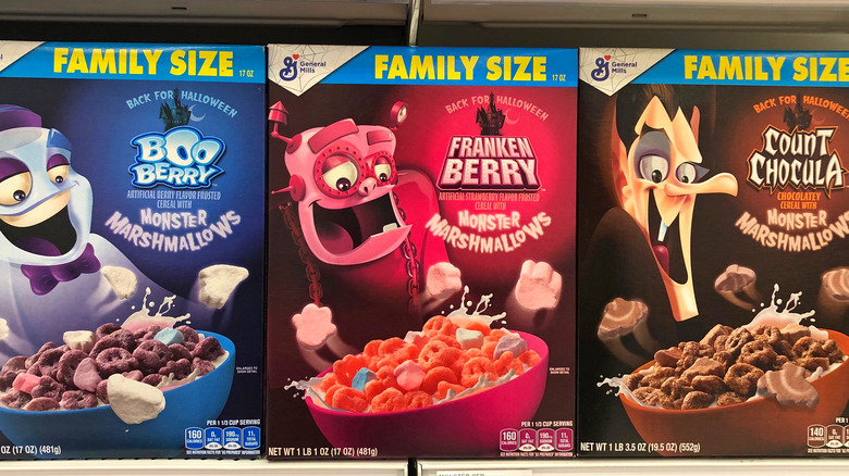 Count Chocula Franken Berry and Boo Berry