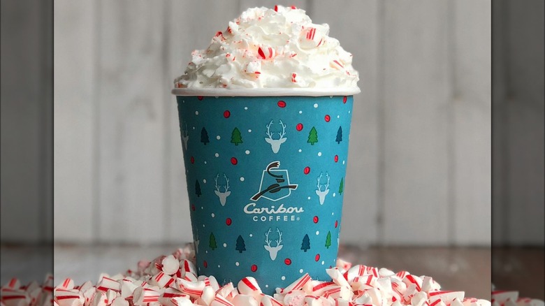 Caribou Coffee Ho Ho Mint Mocha peppermint