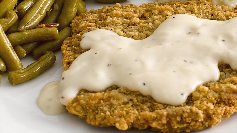 Country Fried Steak on plate