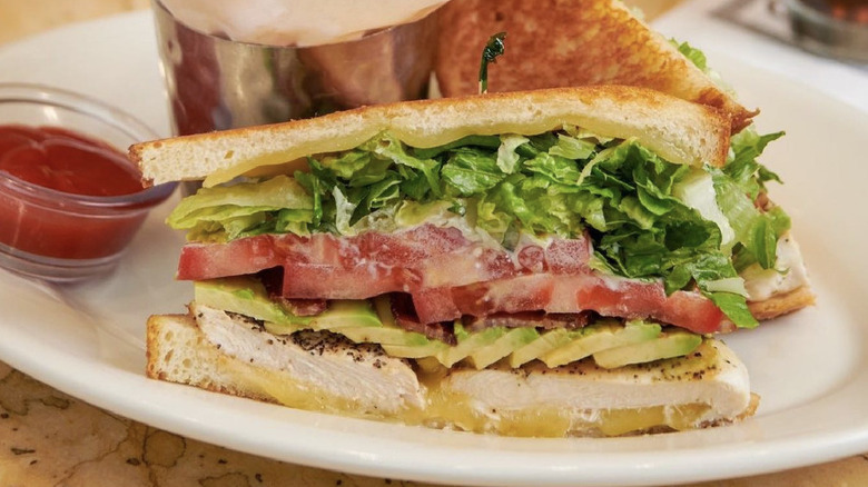 The Cheesecake Factory club sandwich