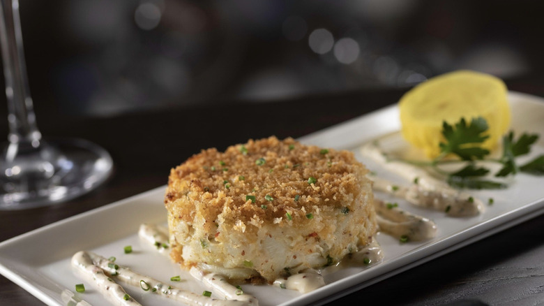 Eddie V's crab cake