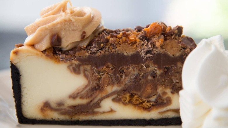 Cheesecake Factory Peanut Butter Cup Fudge Ripple Cheesecake 