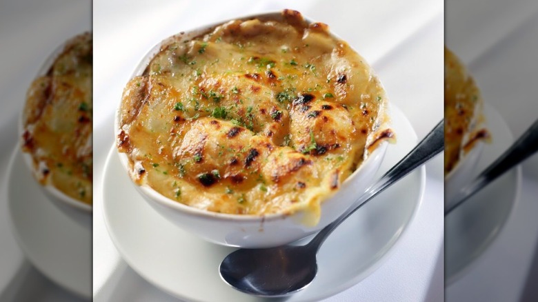 Fleming's Prime French onion soup