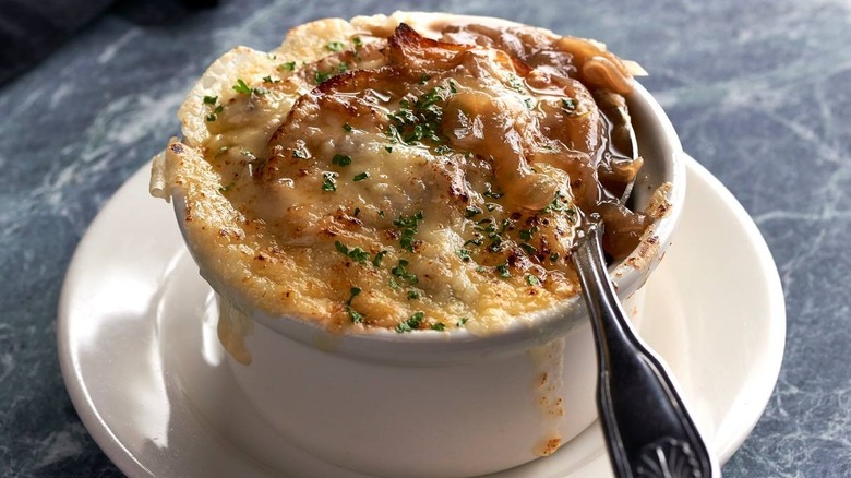 Morton's French onion soup