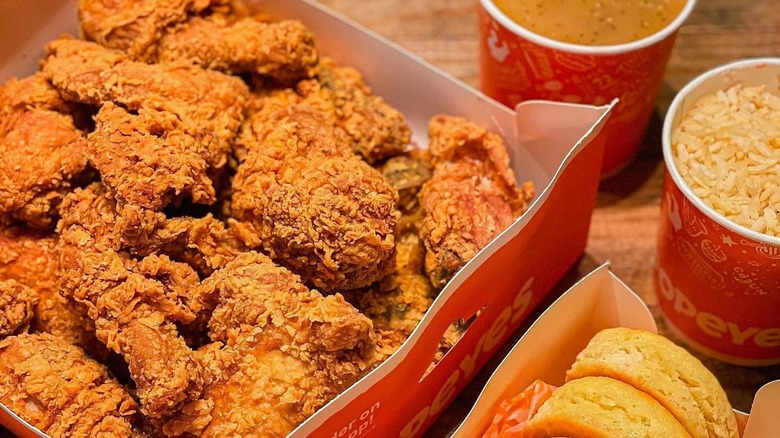 Popeye's fried chicken