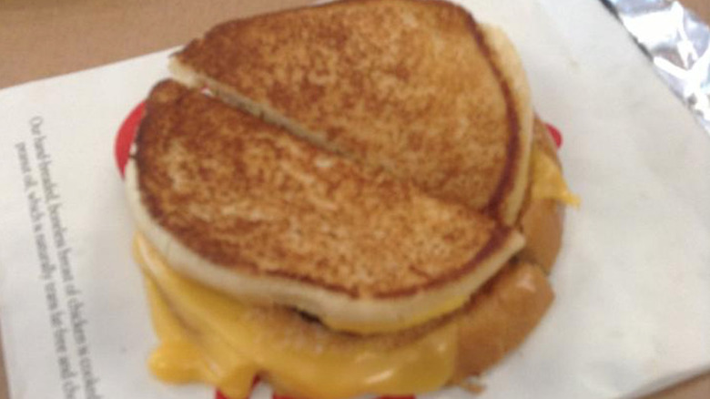 grilled cheese sandwich at Chick-fil-A