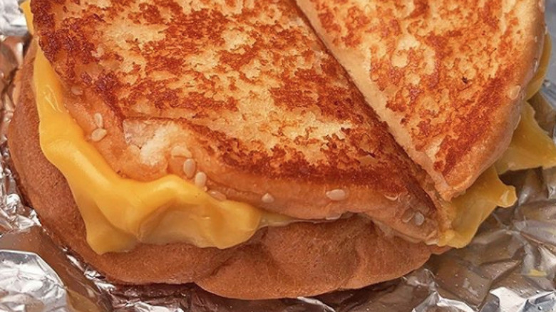 grilled cheese fast casual at Five Guys