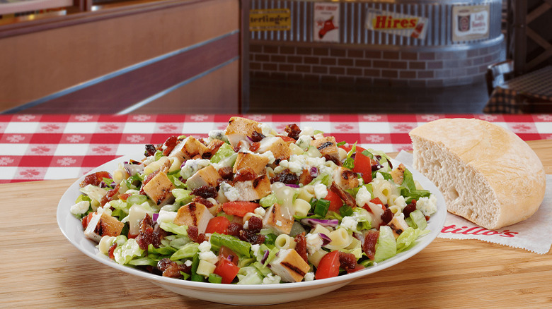 chicken salad and bread