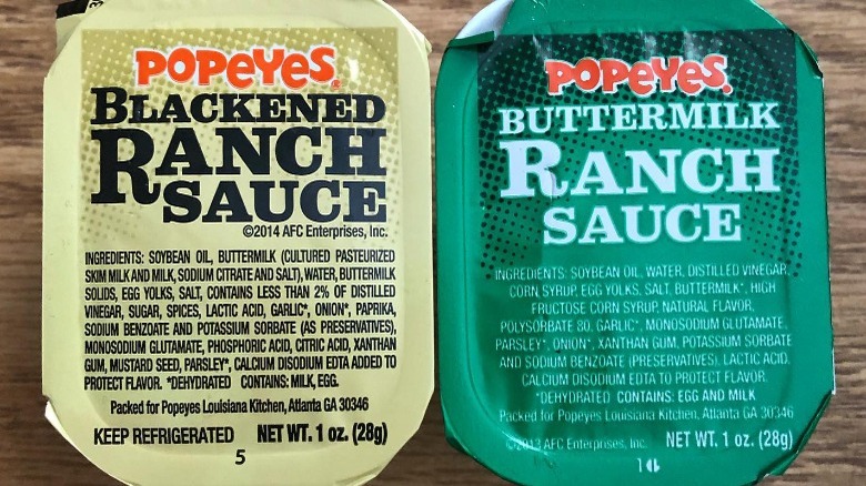 Popeyes ranch packets