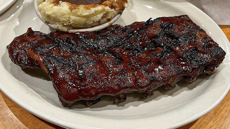 Texas Roadhouse slow-cooked ribs