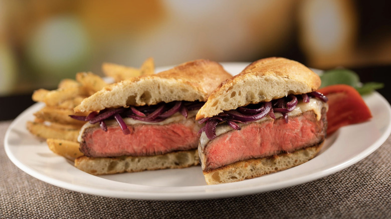 The Capital Grille ribeye sandwich