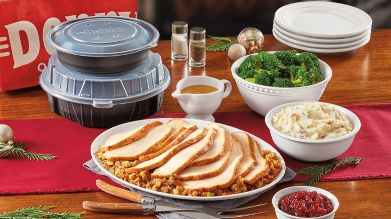 Dennys turkey dinner thanksgiving meal