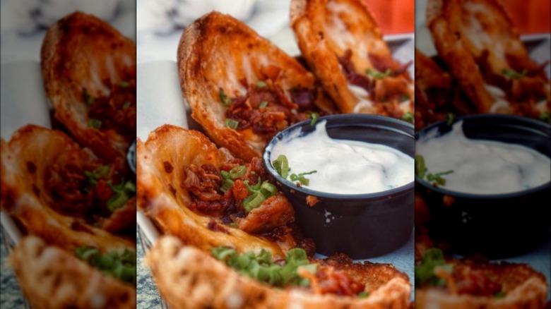 Claim Jumper Steakhouse potato skins