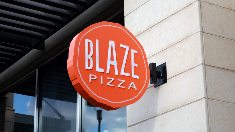 Blaze Pizza sign